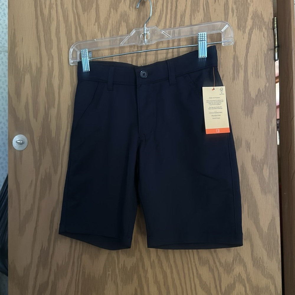 FRENCH TOAST UNIFORM ATHLETIC SHORTS: NAVY: NEW WITH TAGS: SIZE 8